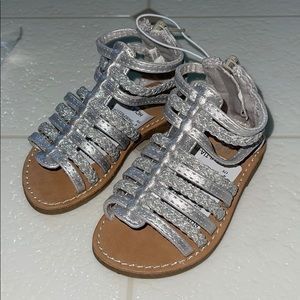 Harper Canyon Strappy Silver Gladiator Sandal